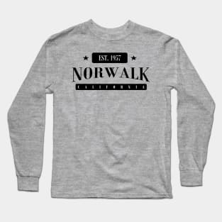 Norwalk EST. 1957 (Standard Black) Long Sleeve T-Shirt